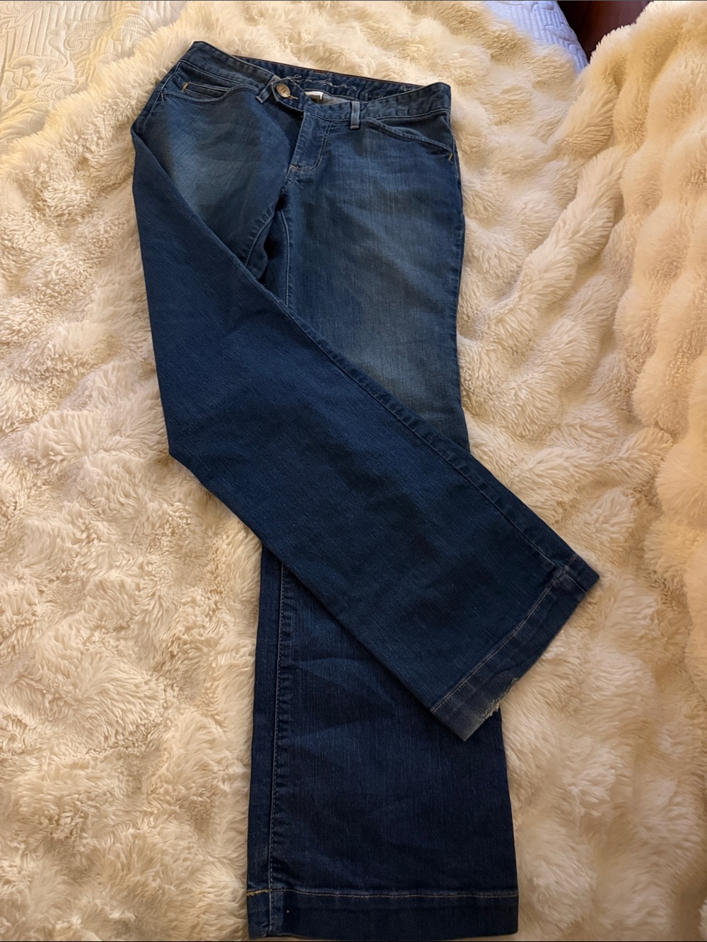 Eddie Bauer Women's Indigo Wide Leg Jeans